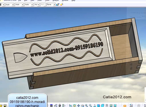 آموزش کتیا طراحی مدلسازی و مونتاژ یه کشو چوبی آموزش کتیا طراحی مدلسازی و مونتاژ یه کشو چوبی